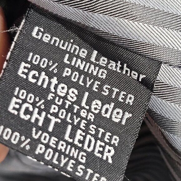 Vintage Milwaukee Leather Mens Black Genuine Leather Coat Jacket Oversized‎ XXL - Picture 5 of 13